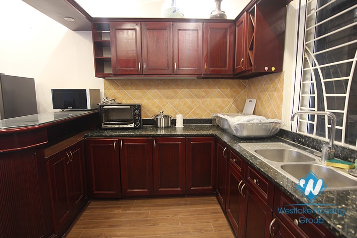 Three bedrooms house for rent on Au Co street, Tay Ho district, Ha Noi